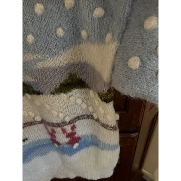 Vintage Susie Lee Mohair Wool Hand Knitted Sweater Cottage Core Made in England - Picture 13 of 16